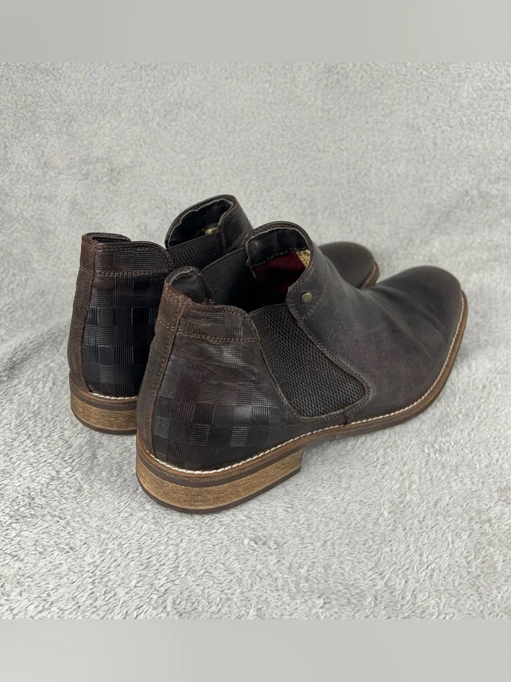 FREEBIRD Chelsea Boots Men's Size 12 Brown Leather Pull On FM Abe Hand Crafted